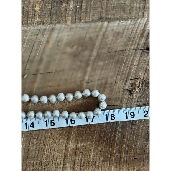 Vintage Manila South Sea Style Baroque Pearl Necklace, 36" Strand - Picture 9 of 9